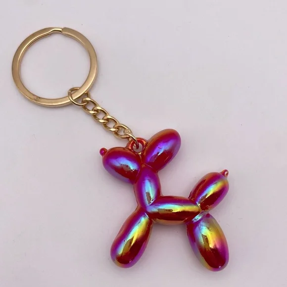 BALLOON DOG | Fuchsia 🌺| Bag Charm | Keychain (Brand New!) ✨ - Picture 6 of 8